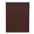 Lichtblick Thermorollo ohne Bohren, Klemmfix, Verdunklungsrollo, Hitzeschutz, Sichtschutz, Wandmontage, Deckenmontage, Rollo für Fenster und Türen Braun,70 cm x 150 cm (B x L)
