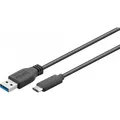 Goobay USB 3.0-Stecker Typ A > USB 3.1-Stecker Typ C 1m schwarz