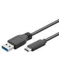 Goobay 67890 SuperSpeed 3.1 USB C -> USB 3.0 (Typ A) Ladekabel, Datenkabel, Unte