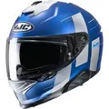 HJC i71 Peka Helm, grau-blau, Größe XS 54 55 für Männer