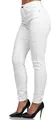 Tazzio Damen Skinny Fit High Waist Jeans F107 Weiß 36