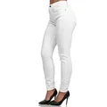 Tazzio High-waist-Jeans F107 Damen Skinny Fit Jeanshose weiß 36