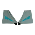 ALTRA RUNNING TRAIL GAITER Gray/Teal L AL16301R-233.07L