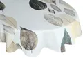 Wirth Tischdecke "MAREK" Gr. 1, grau, B/L: 130cm x 190cm, 1 Stk., oval