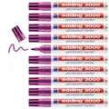 3000 Permanentmarker  rotviolett lila  10 Stifte  RundSpitze 1,53 mm  schnell...