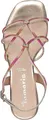 Tamaris Damen Sandalette Strass Karree Metallic Optik 1-28236-42, Größe:37 EU, Farbe:Rosa