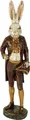 Elegante, große Hasen Figur 'Lapin le Grand' aus Polyresin. 73,5 cm hoch