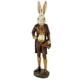 Werner Voss GmbH Großer Hase,Lapin le Grand' 73 cm, Vintage Ostern Deko Skulptur aus Polyresin