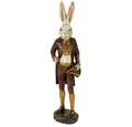 Hase Ostern groß 73,5cm Deko Skulptur Figur Vintage Hasen elegant Lapin le Grand