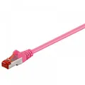 CAT 6 Netzwerkkabel, S/FTP, LS0H, magenta - Länge: 3,0 m