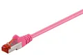 Goobay 3m CAT 6 Patchkabel, S/FTP PiMF, Magenta