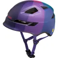 KED Pop II Kinder Fahrradhelm mit LED Rücklicht – Verbesserte Belüftung Für Mehr Komfort Und Sicherheit Farbe: lilac green Größe: 52-56 (M) - Lila