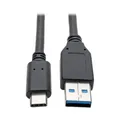 Tripp Lite USB 3.1 Gen 1 Cable 5 Gbps USB-C to USB-A, Type-C, Thunderbolt 3, (M/