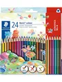 Staedtler Noris Triangular color pencils assorted colours 18+6
