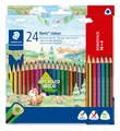STAEDTLER Noris Colour Buntstifte 24er Set Dreikantform ergonomisch bruchfest