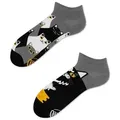 Many Mornings Sneakersocken Many Mornings Sneaker Black Cat (1 Paar, 1-Paar, 1 Paar) immer ein dismatching Paar bunt 43-46