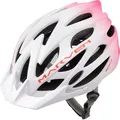 meteor Marven I Fahrradhelm Herren Damen Kinder-Helm MTB rollerhelm M 55-58 cm weiß/rot - Weiß/Rot