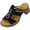 Palado Damen Sandaletten Thaumus by Sila Sahin - bequeme Pantoletten - elegante Hausschuhe - modische Sommerschuhe Schwarz UK9 - EU42