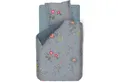 PiP Studio Bettwäsche Fleur Grandeur Blau, Perkal, 2 teilig, Dahlien, Zweige, Muster