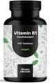 Bloom Naturals Vitamin B1 Tabletten Hochdosiert - 400 Tabletten - 13 Monate Vorrat