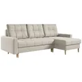 ECKSOFA Astra Beige Velvet