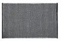 Badematte CONE, Höhe 16 mm, Badteppich, 75% Polyester, 25% Acryl, Anti-Rutsch Beschichtung, 3D-Effekt durch spezielle Webstruktur, Für Fussbodenheizung geeignet, Waschbar 30°, Schnelltrocknend, Polyester, Polyacryl, rechteckig