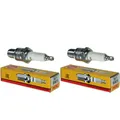 2X Original NGK Zündkerze 2611 Typ B9ES für Fiat 850 Spider Zünd Kerze