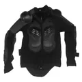Protektorenjacke AHP Protektorenweste Protektor Körperschutz Motorrad Motocross Schwarz (M)