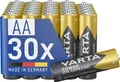 VARTA Batterien AA, 30 Stück, Power on Demand, Alkaline, 1,5V, Vorratspack, smart, flexibel, leistungsstark, ideal für Computerzubehör, Smart Home Geräte, Made in Germany