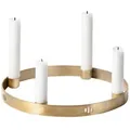 Ferm Living - Kerzenhalter Circle small, Messing