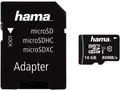 Hama microSDHC 16GB Class 10 + Adapter 00124138 Speicherkarte
