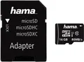 Hama - Flash-Speicherkarte (SD-Adapter inbegriffen) - 16GB - UHS Class 1 / Class10 - microSDHC UHS-I (00124138)