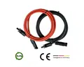 Cansolar Solarkabel Verlängerungskabel Set:rot & schwarz 6mm Solarkabel, (100 cm)