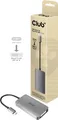 Club3D CAC-1510 USB-C / DVI Adapter [1x USB-C Stecker - 1x DVI-Buchse 24+5pol.] Aluminium