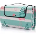 Picknickdecke Wasserdicht Isoliert Garten Campingdecke Outdoor Stranddecke Meteor 2XL 200x200 cm Flamingos - Bunt