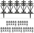 Gartenumrandung Kunststoff 61 cm x 32,5 cm schwarz
