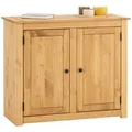 CARO-Möbel Kommode, Kiefer, Kiefer, Holz, Kiefer, Vintage, 93x80x40 cm, Wohnzimmer, Kommoden & Sideboards, Kommoden
