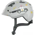 ABUS Fahrradhelm Abus Kinderhelm Smiley 3.0 grey police S 45 bis 50cm