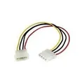 StarTech.com 30cm LP4 Molex Strom Verlängerung - 4 Pin Anschlusskabel / Verlängerungskabel - Stecker/Buchse - Spannungsversorgungs-Verlängerungskabel - interne Stromversorgung, 4-polig (M) bis interne Stromversorgung, 4-polig (W) - 30.48 cm