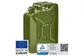 BW Benzinkanister Metall Kraftstoffkanister 20 Liter (nach NATO Standard, Made in Europe), TÜV-geprüft und UN-Zulassung
