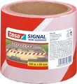 Tesa Signal Sicherheitsband 80 mm x 100 m Polyethylenfolie Rot Weiß (58137-00000-01)