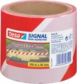 2 bis 32x tesa Signal Absperrband, nicht klebend, rot / weiß - SPARE BIS ZU 46%
