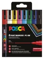 POSCA marker sæt PC-3M 8 ass. farver std.