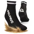 Momevo Neoprensocken Beachvolleyball Socken aus Neopren Schützende Beachsocken Herren Damen weich, leicht, robust schwarz 35/36