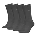 PUMA Herren Business Socken Strümpfe Classic Socks 2 Paar, Farbe:Grau, Größe:43-46, Artikel:-201 anthracite