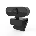 Denver Webcam Webkamera schwarz Full HD 1MP Mikrofon Clip-Halterung USB WEC-3001