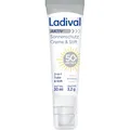 Ladival Aktiv Sonnenschutz Creme und Stift LSF 50+ - Sonnencreme für Gesicht und Lippen, praktische Kombipackung, optimal für Reisen, für normale und empfindliche Haut, wasserfest, 30ml und 3,2g