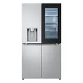 LG GMG960MBJE Side by Side Kühlschrank mit InstaView, Klasse E, 638 L, Multi Door Kühl- und Gefrierschrank mit Eis-, Crushed Ice und Wasserspender, Total No Frost