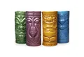 Mikamax Cocktailglas Tiki Cocktailgläser Hawaii Gläser Tiki Totem Cocktailbecher im 4er Set
