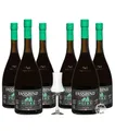 6 x Fassbind Alte Birne - Vieille Poire / 40% vol / 0,7 Liter + Schnapskelch